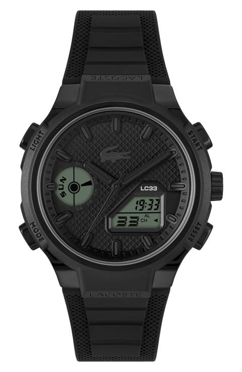 LC33 Silicone Strap Watch, 45mm
