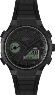 Lacoste LC33 Silicone Strap Watch, 45mm