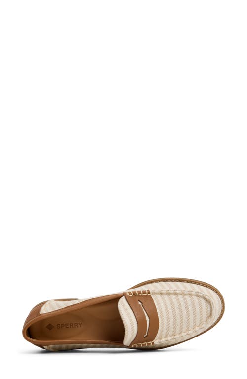 Sperry Seaport Penny Loafer In White