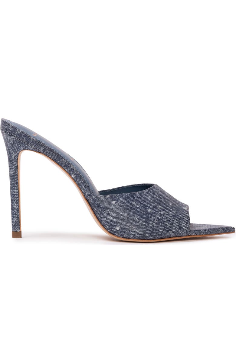 BLACK SUEDE STUDIO Bella Pointed Toe Slide Sandal, Alternate, color,