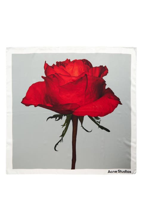 Vasco Rose Midsummer Silk Square Scarf