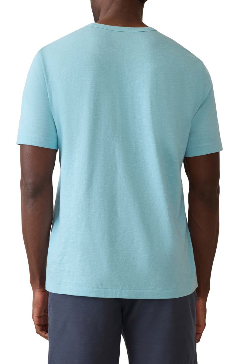 Faherty Sunwashed Pocket T-Shirt, Alternate, color, Teal Sea