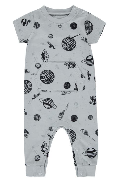 Space Swoosh Short Sleeve Romper (Baby)