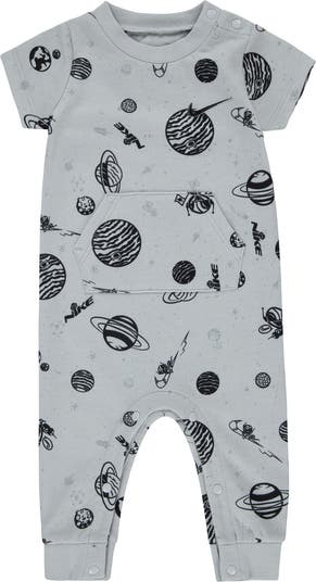 Space Swoosh Short Sleeve Romper
