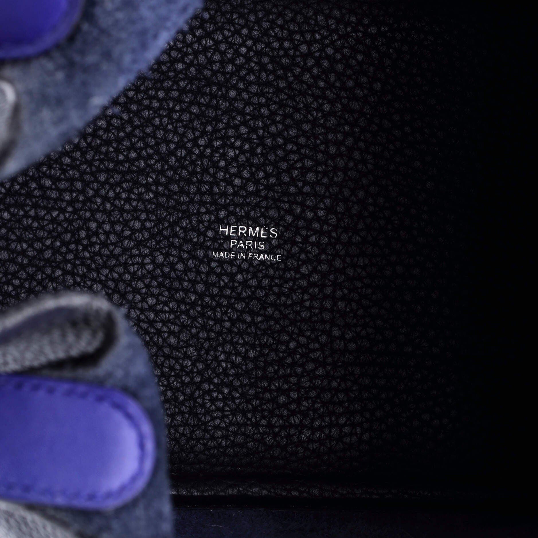 Pre-Owned Hermes Eclat Picotin Lock Bag Clemence with Swift PM, Alternate, color, Bleu Nuit