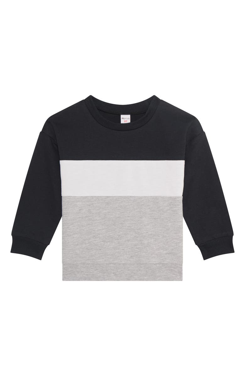 Petit Lem Kids' 4-Piece Woven Set, Alternate, color, Black/ Grey