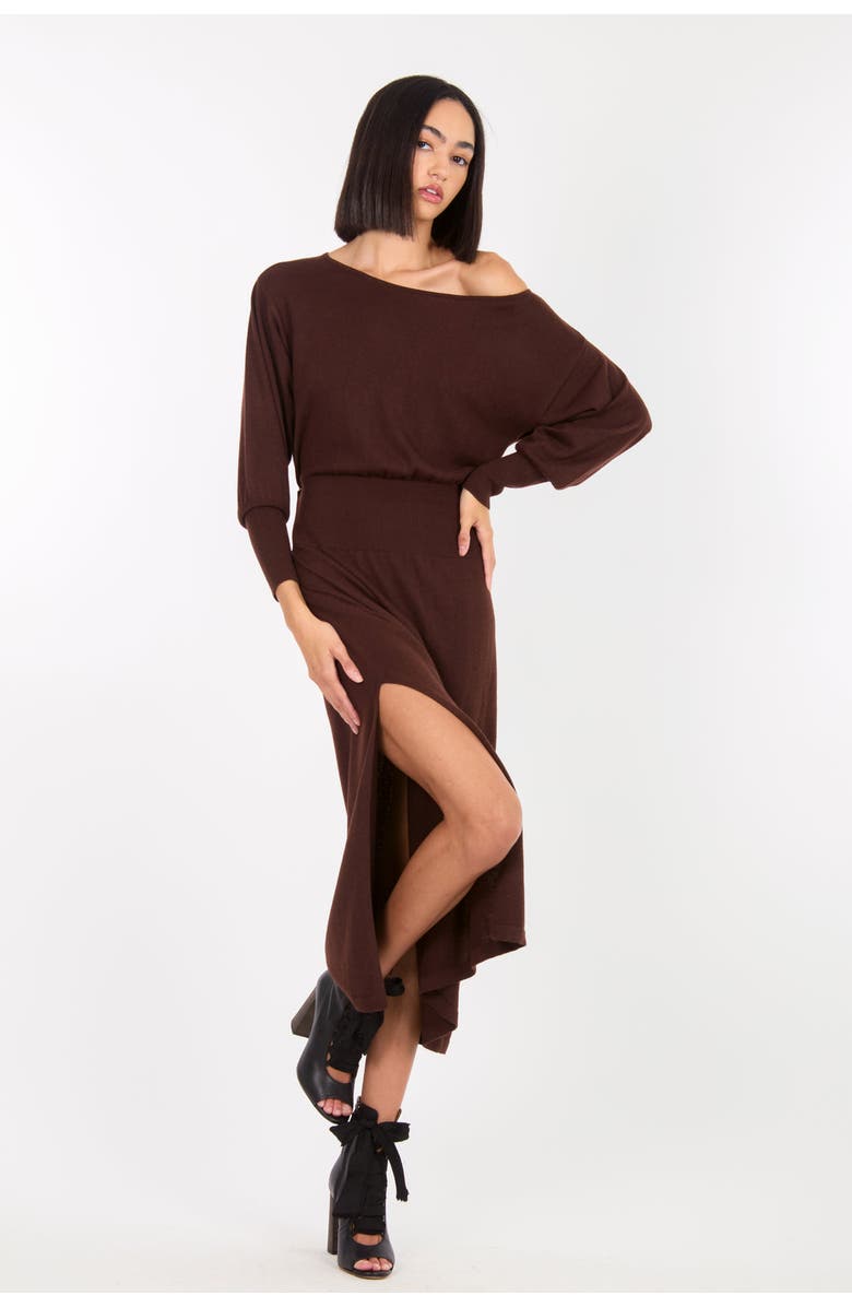 Super Natural by Secret Mission Morgan Dress, Alternate, color, Chocolate