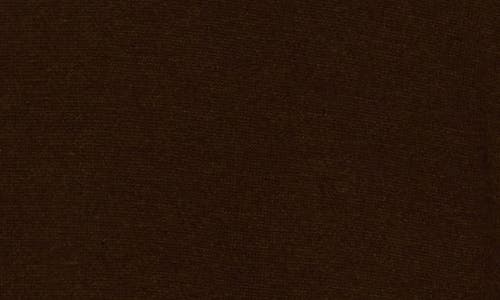 Vince Short Sleeve Wool Blend Sweater In Brown