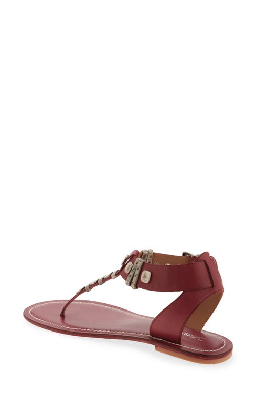 Jeffrey Campbell Leif Sandal In Red Combo