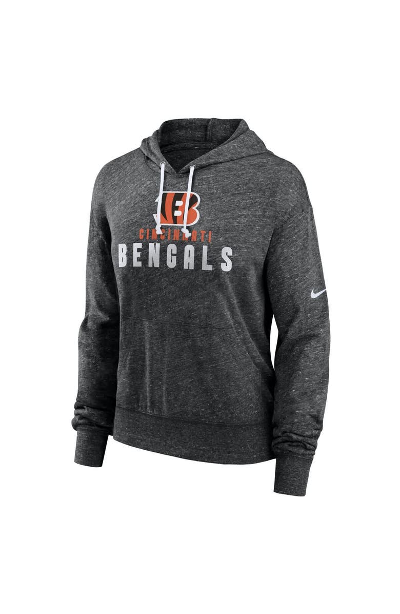 Nike Women's Nike Black Cincinnati Bengals Gym Vintage Performance Pullover Hoodie, Alternate, color,
