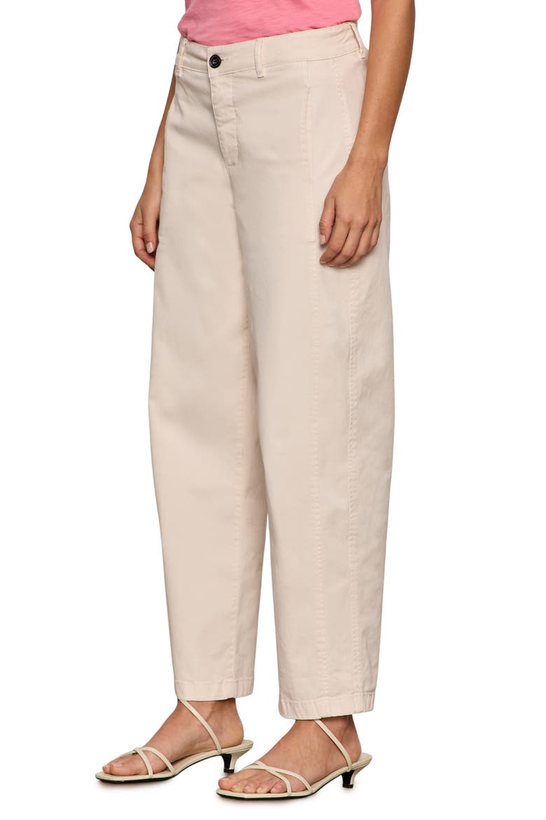 Boyfriend Cruiser Barrel Twill Pants, Alternate, color, PINK MILK