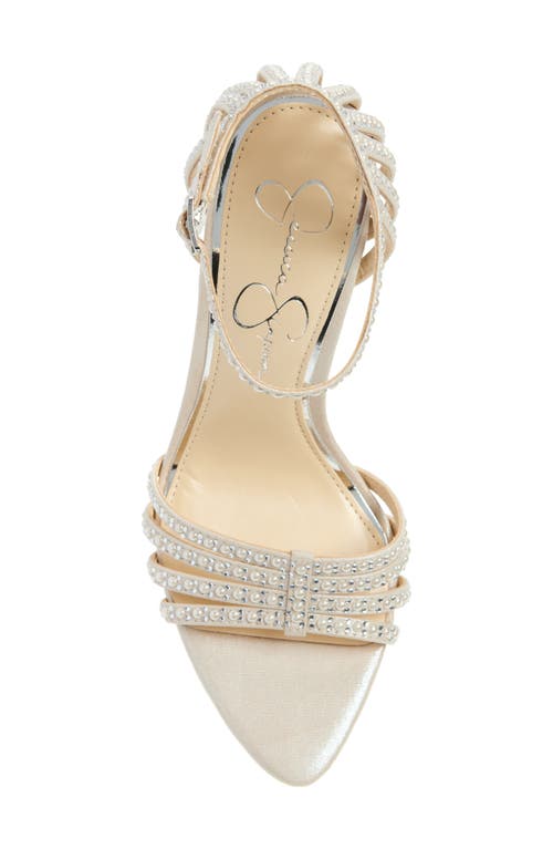 Jessica Simpson Nuvire Pointed Toe Sandal In Silver
