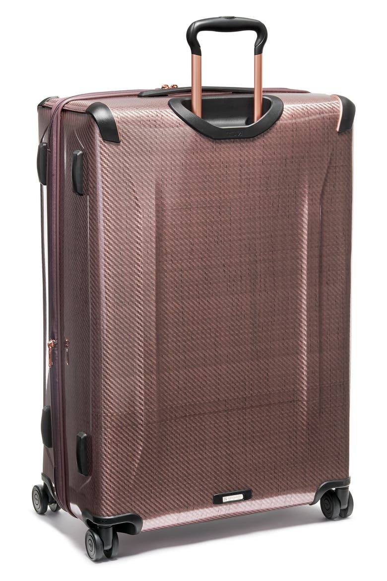 Tegra-Lite® X-Large Expandable Checked Luggage, Alternate, color, BLUSH