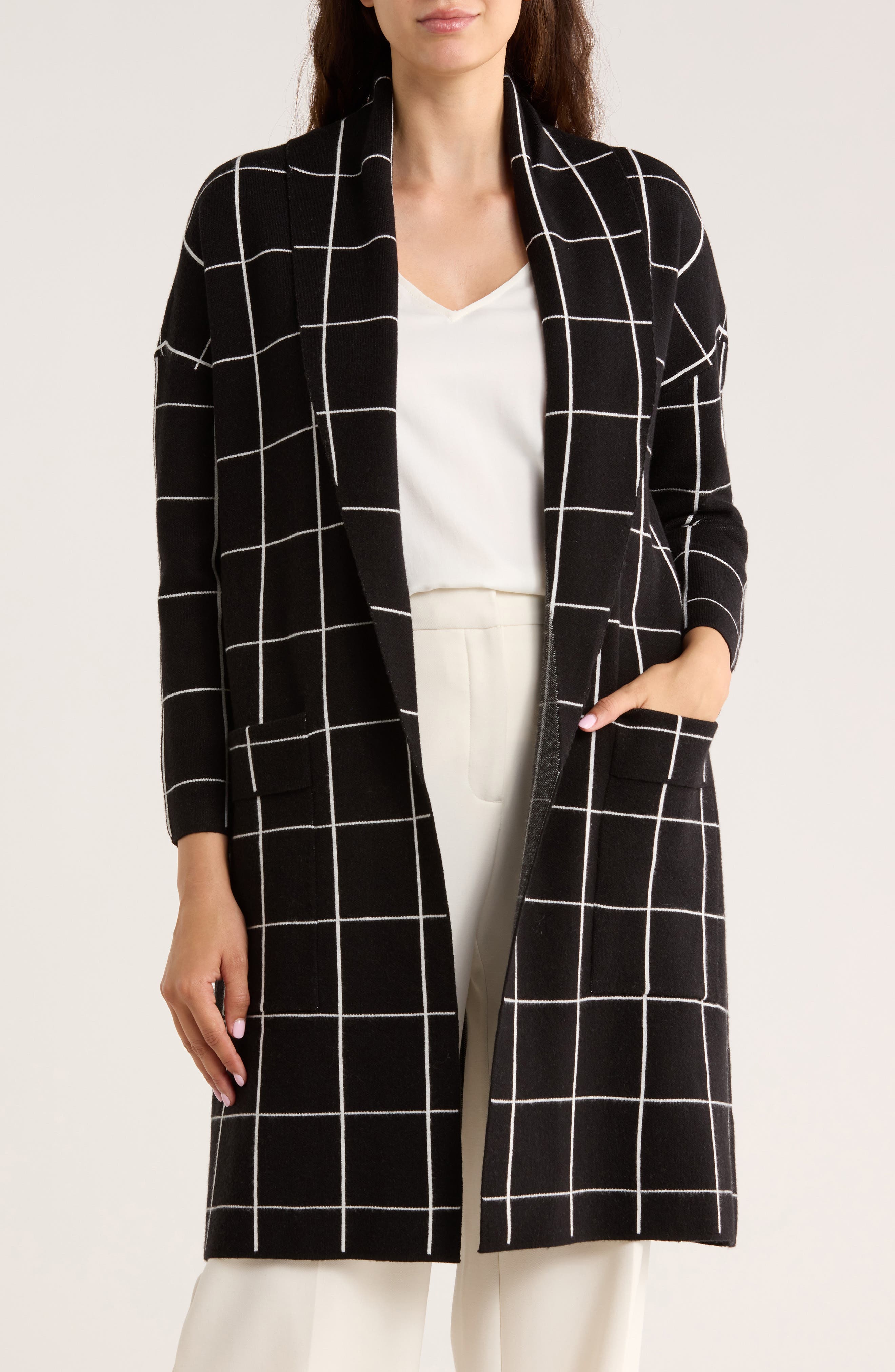 BY DESIGN Alicia Open Front Long Cardigan