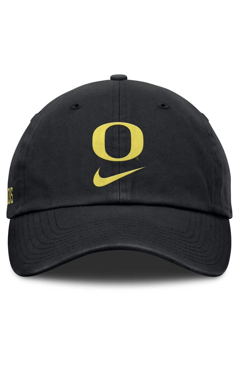 Nike Men's Nike Black Oregon Ducks Primetime Club Adjustable Hat, Alternate, color, 