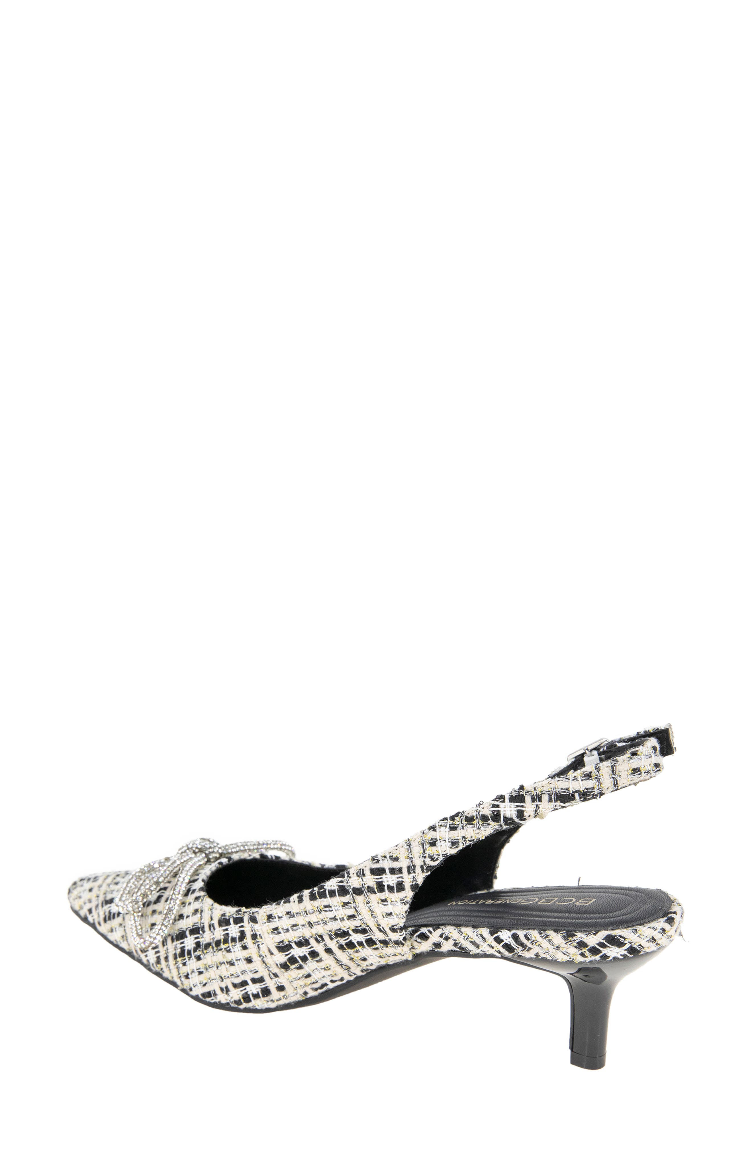 BCBGeneration Donna Slingback Pump, Alternate, color, Ivory Multi