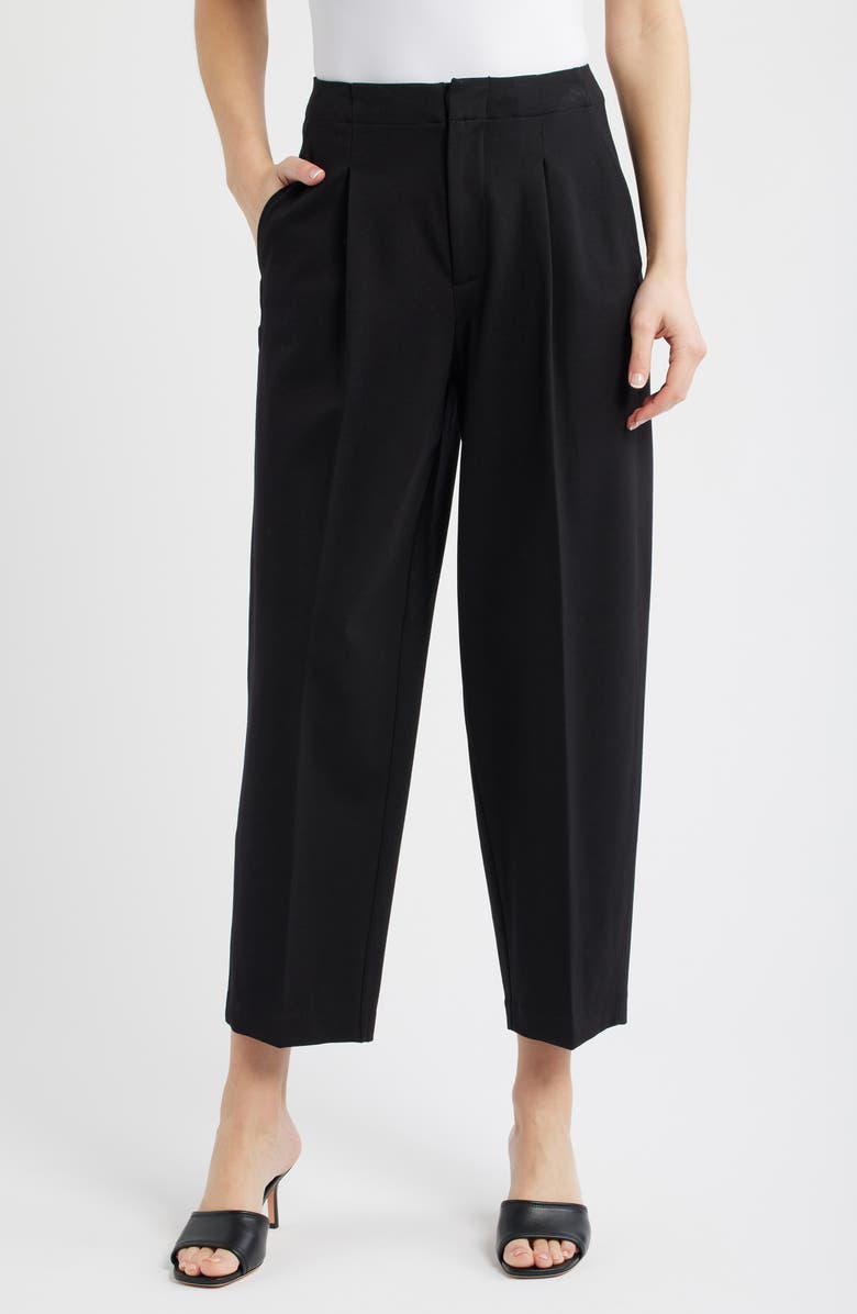 Liverpool Los Angeles Pleated Straight Leg Pants, Main, color, 