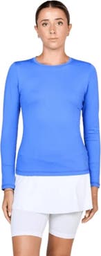 Sofibella UV Colors Womens Long Sleeve Tennis Shirt