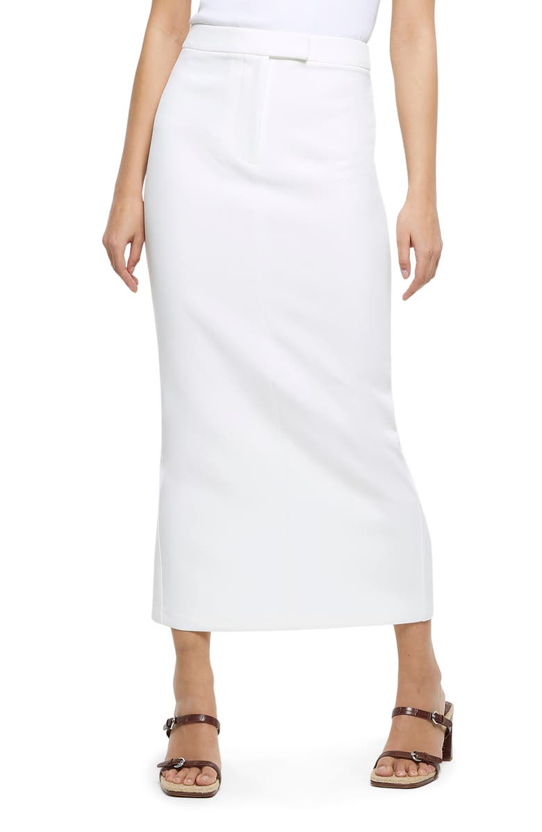 River Island Tailored Maxi Skirt, Main, color, 