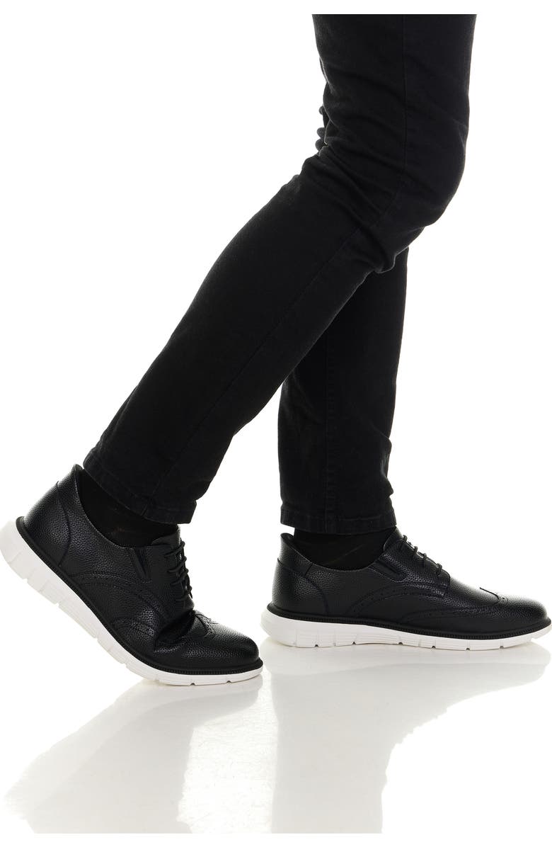 Marc Joseph New York Hill Street Wingtip Derby, Alternate, color, Black Napa Leather/Black Sole