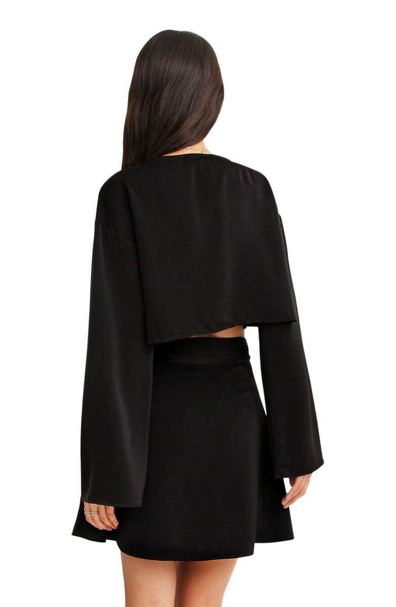 Belle & Bloom Before You Go Top, Alternate, color, Black