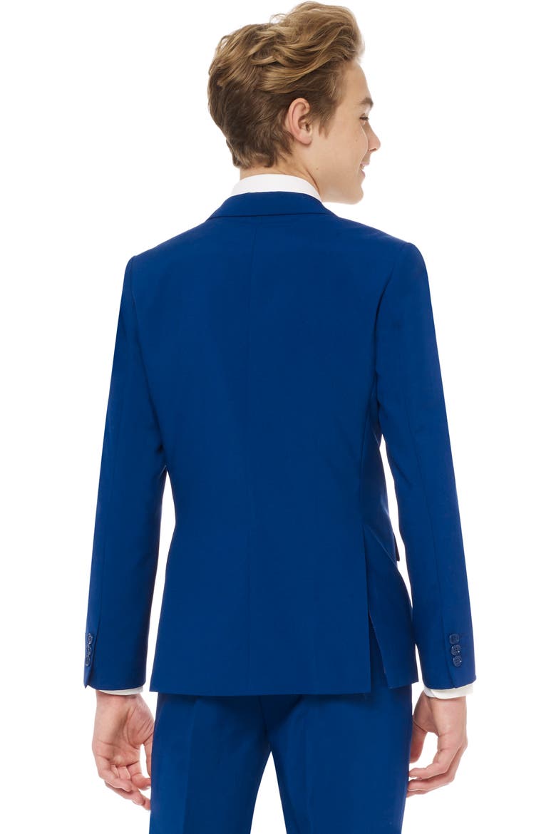 Navy Royale Two-Piece Suit with Tie, Alternate, color, BLUE