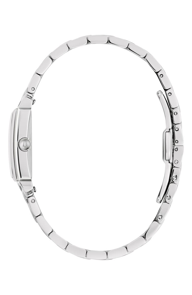 BULOVA Sutton Diamond Mother-of-Pearl Bracelet Watch, 21mm, Alternate, color, Silver-Tone