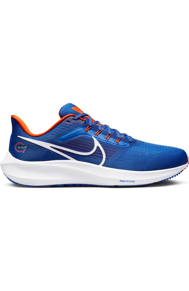 Nike Unisex Nike Royal Florida Gators Zoom Pegasus 39 Running Shoe, Alternate, color,