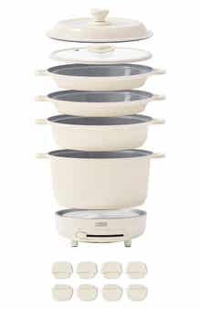 Stacks 16-Piece Cookware Set with Burner
