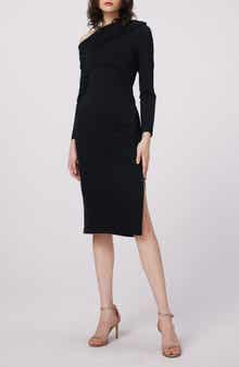 Buffy One-Shoulder Long Sleeve Dress