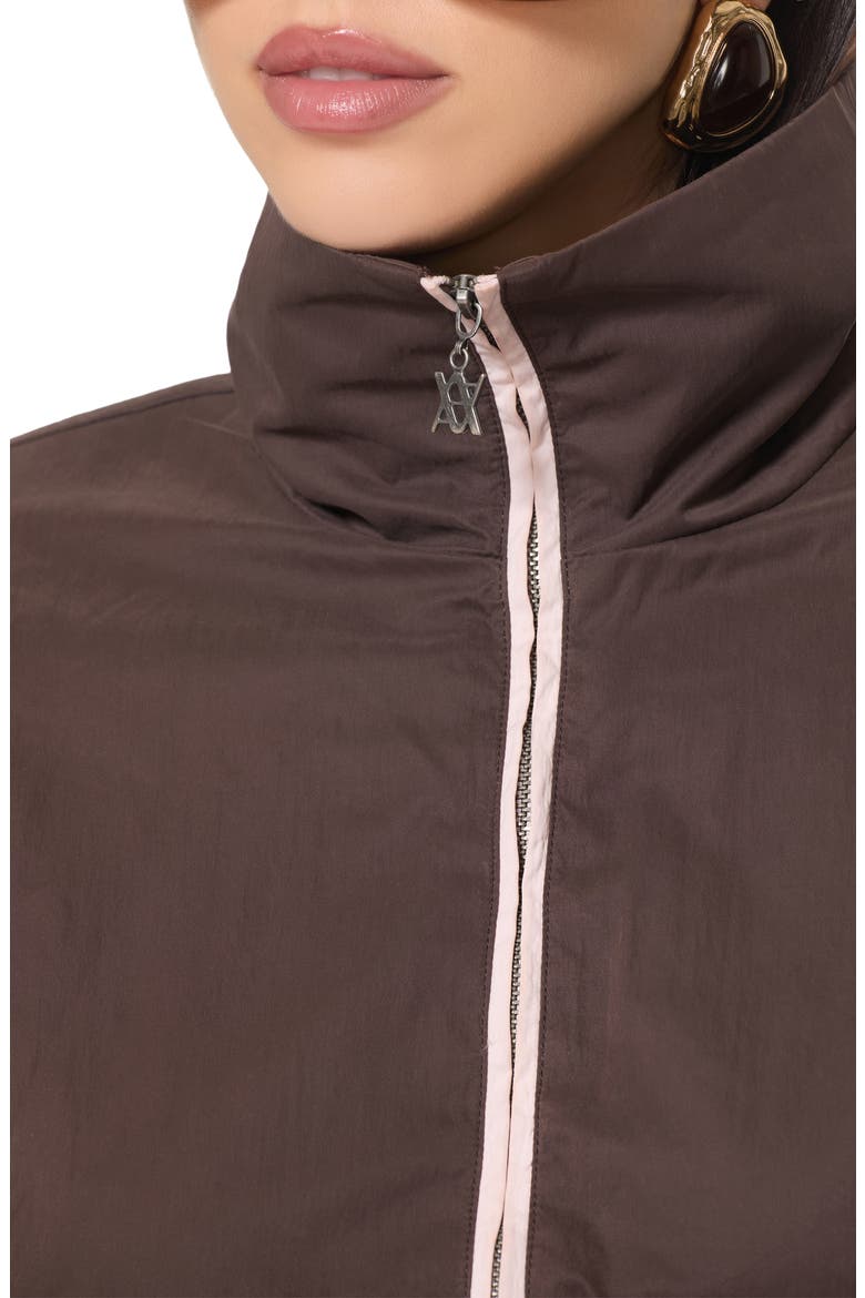 Colorblocked Quarter Zip Pullover, Alternate, color, MIXED COFFEE BEAN