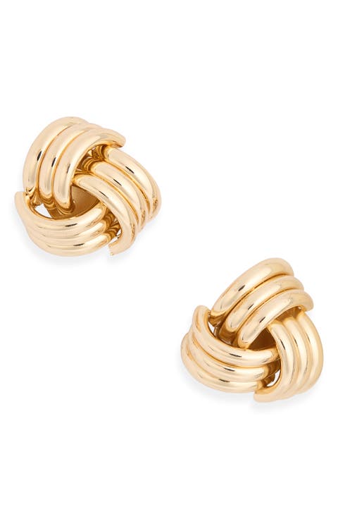 Knotted Stud Earrings