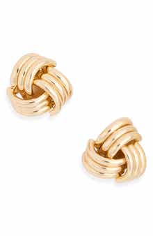 Knotted Stud Earrings
