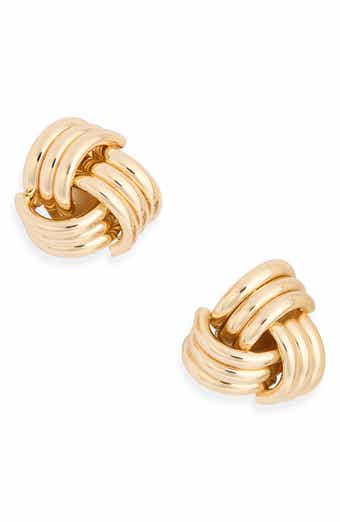 Knotted Stud Earrings