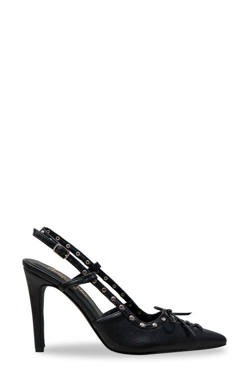 CHASE & CHLOE CHASE AND CHLOE AMALIA STUD SLINGBACK POINTED TOE PUMP 
