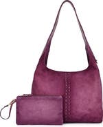 OLD TREND Hydrangea Medium Vintage Ombre Hobo Bag