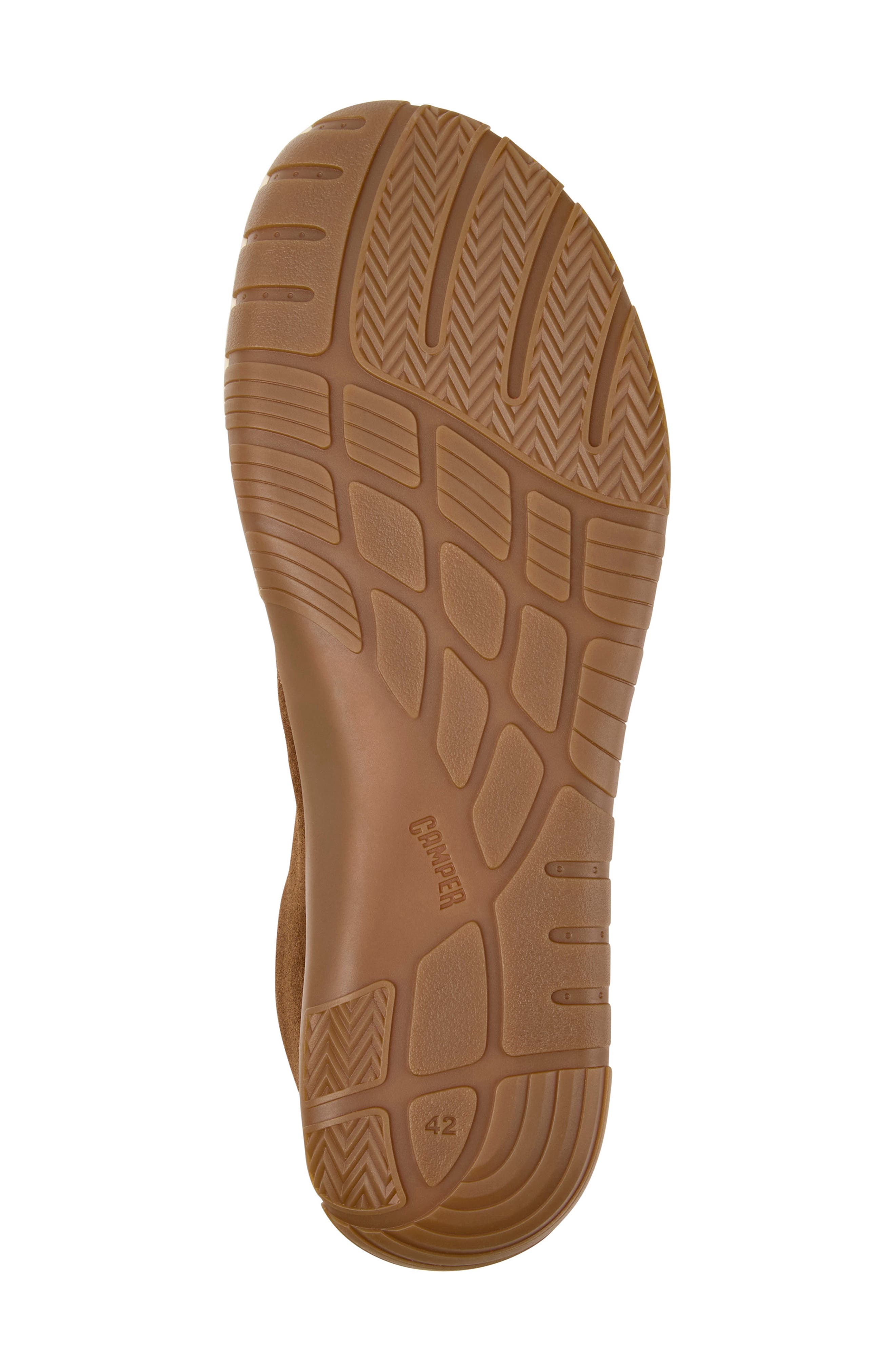 Peu Path Leather Sneaker, Alternate, color, MEDIUM BROWN
