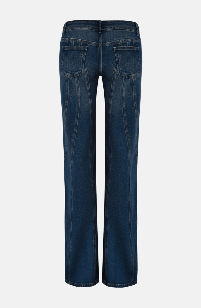 OW Collection Devin Denim Jeans, Alternate, color, Dark Indigo Wash