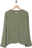 Democracy Textured Dolman Sleeve Sweater
