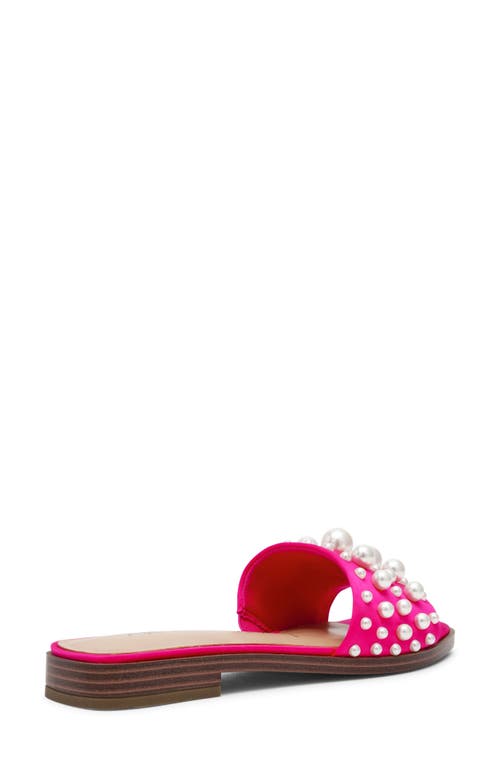 ANNE KLEIN ANNE KLEIN EUGENIE FAUX PEARL SLIDE SANDAL 