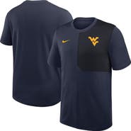 Nike Men's Nike Navy West Virginia Mountaineers 2025 Sideline UV Performance Coach T-Shirt