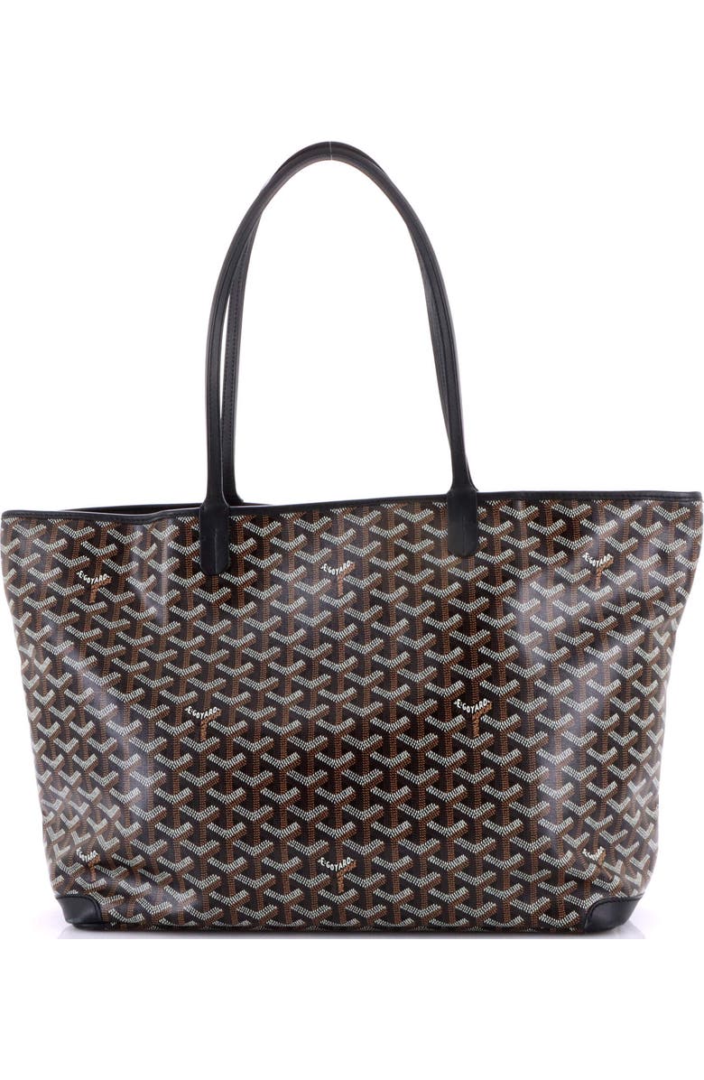 Pre-Owned Goyard Artois Tote Coated Canvas MM, Alternate, color, Black