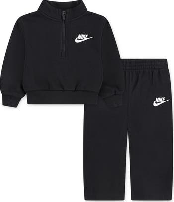 Club Essentials Fleece Half Zip Pullover & Sweatpants Set