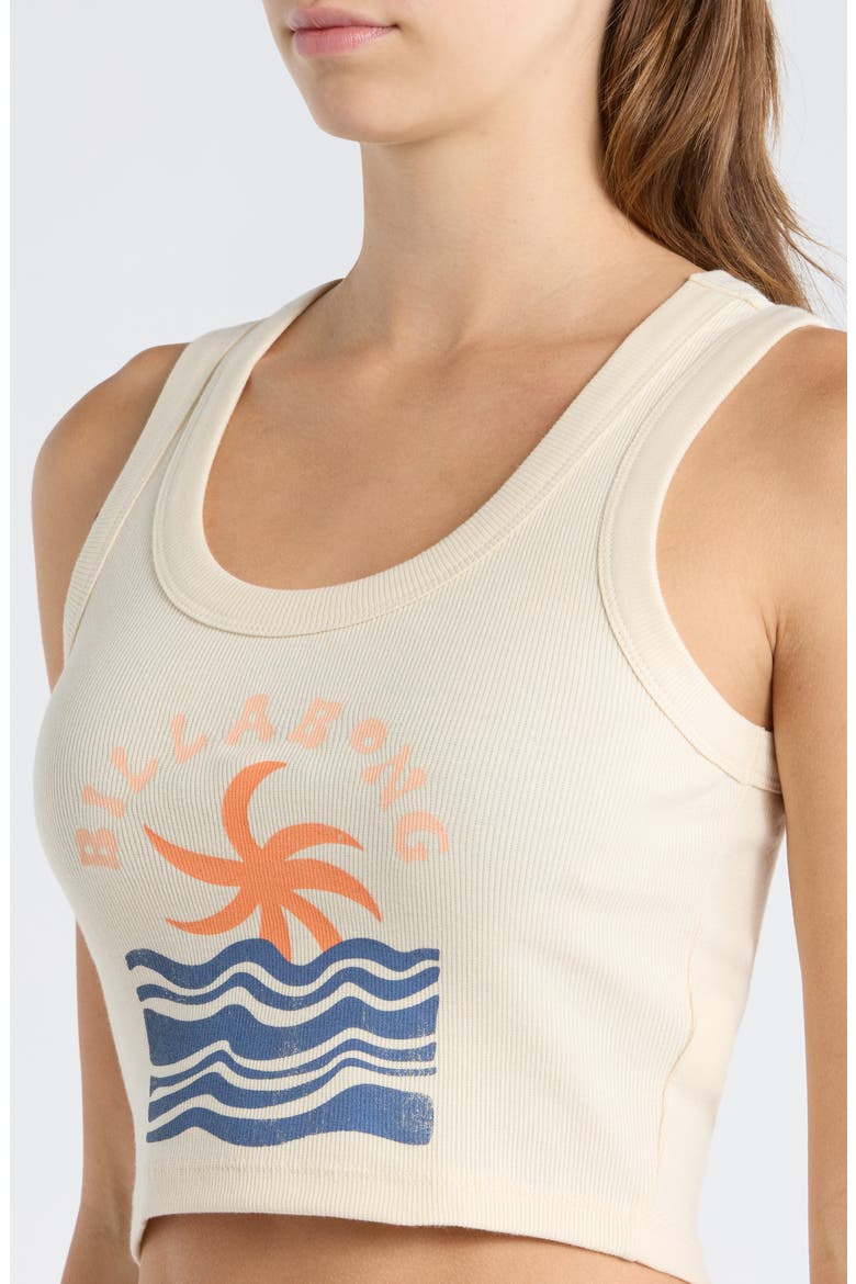 It Takes You Graphic Stretch Cotton Rib Tank, Alternate, color, WHITE CAP