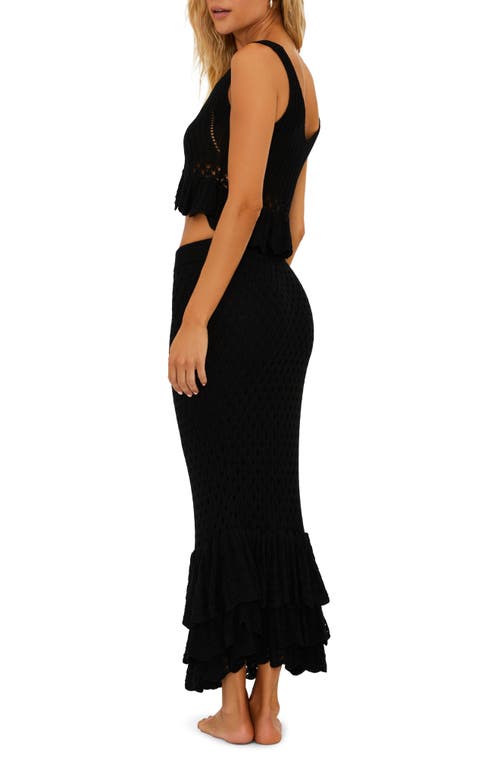 Shop Beach Riot Leigh Cover-up Top In Black