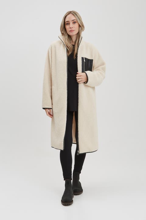 Teddi Maternity 
Baby Wearing Long Coat