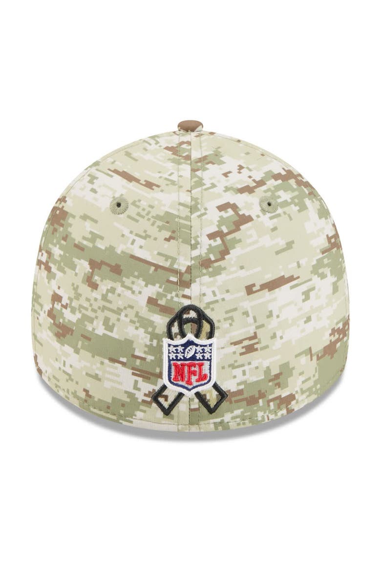Men's New Era  Camo Atlanta Falcons 2025 Salute to Service 39THIRTY Flex Hat, Alternate, color, Camo