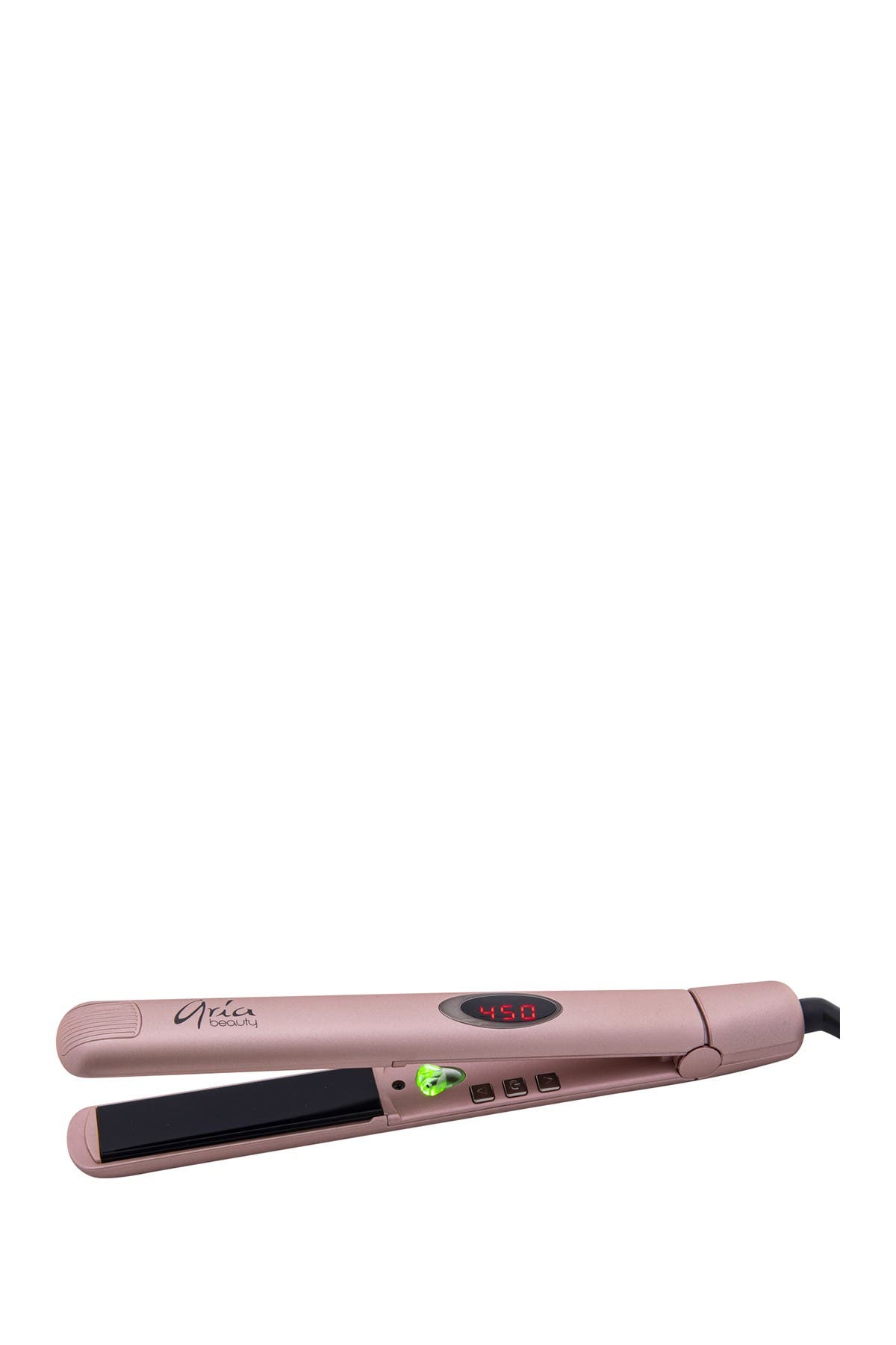 ARIA BEAUTY 1” Rose Gold Infrared Ceramic Hair Straightener | Nordstromrack