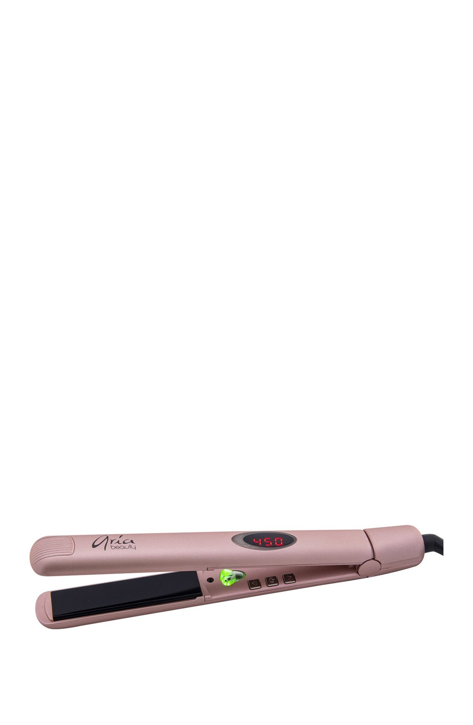 ARIA BEAUTY 1” Rose Gold Infrared Ceramic Hair Straightener | Nordstromrack