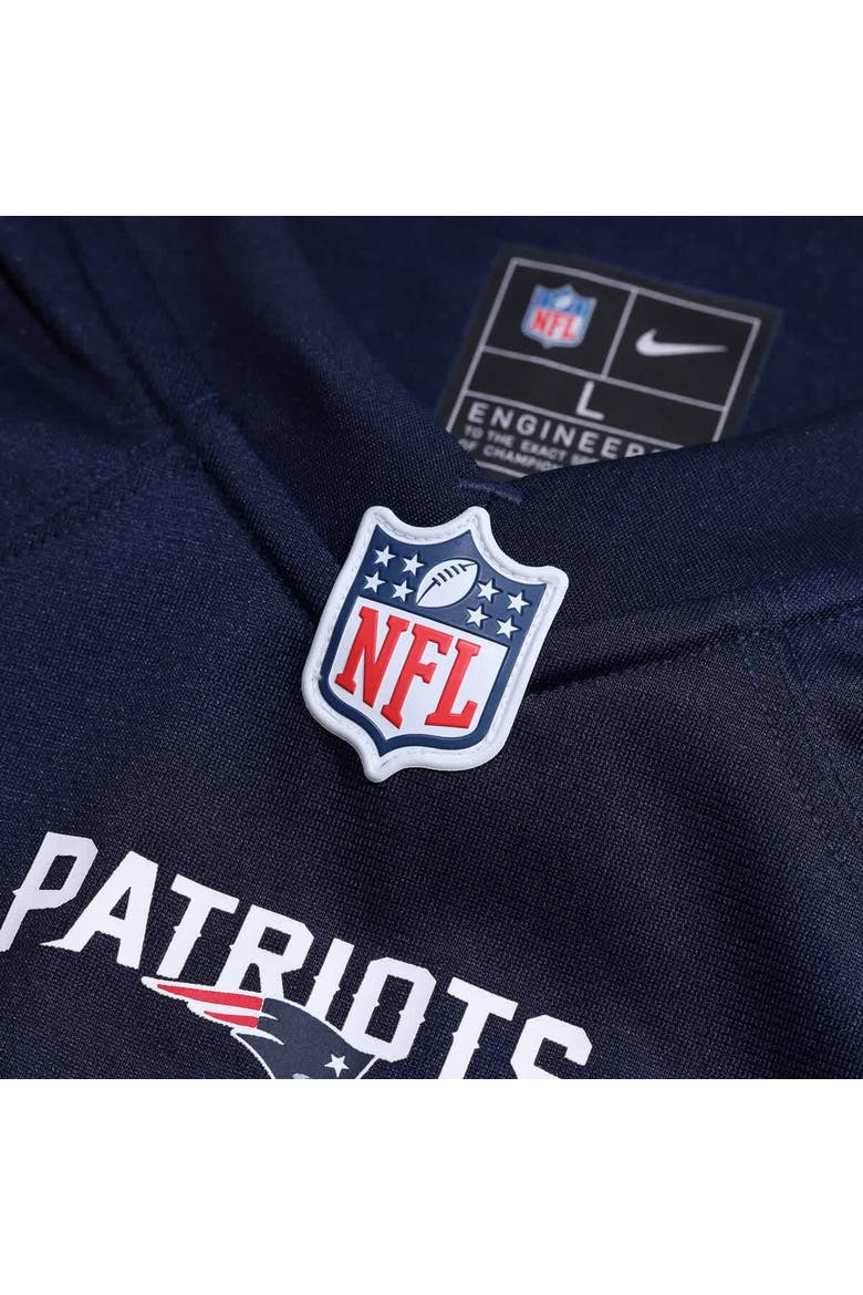 Men's Nike Christian Gonzalez  Navy New England Patriots Team Game Jersey, Alternate, color, Navy